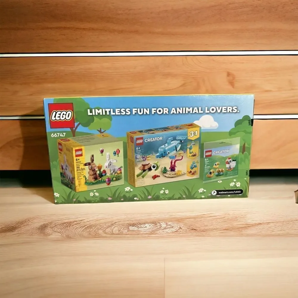 LEGO 66747 Limited Edition Animal Play Pack 66747 (486 pieces) 5 builds